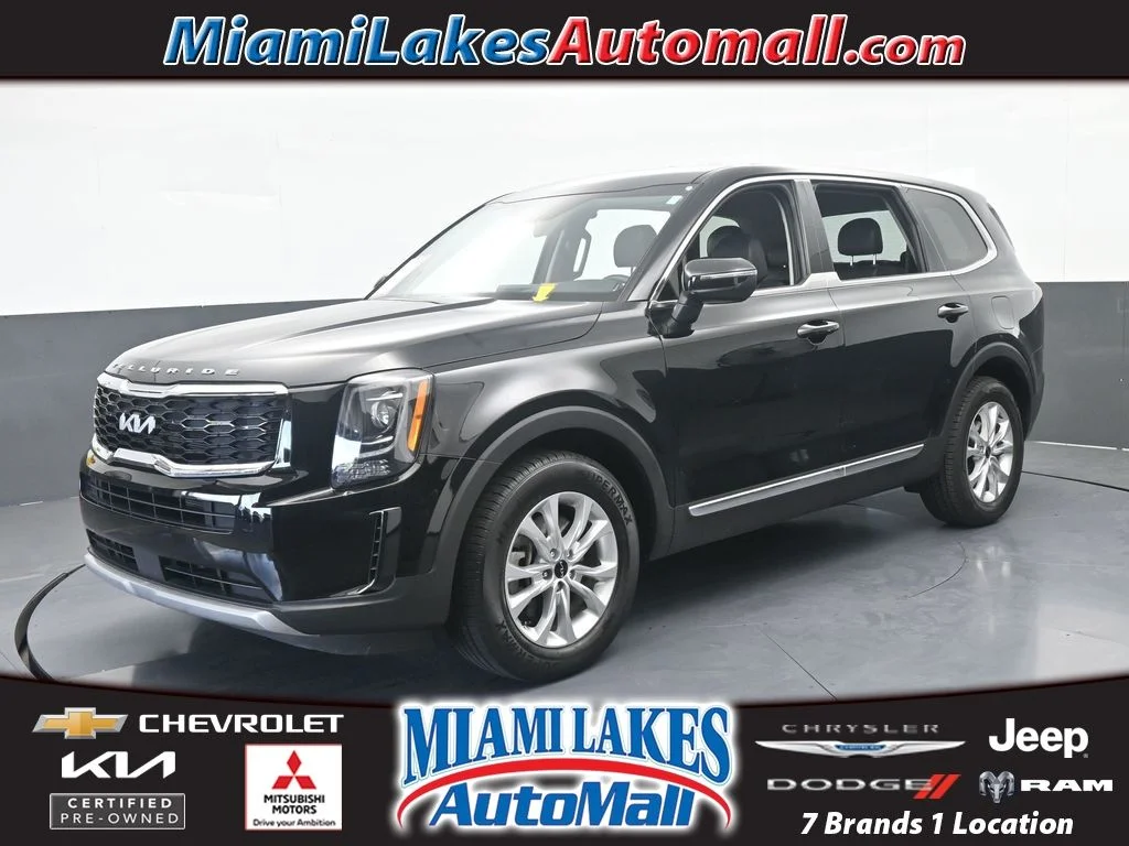 Used 2022 Ebony Black Kia LX image 1