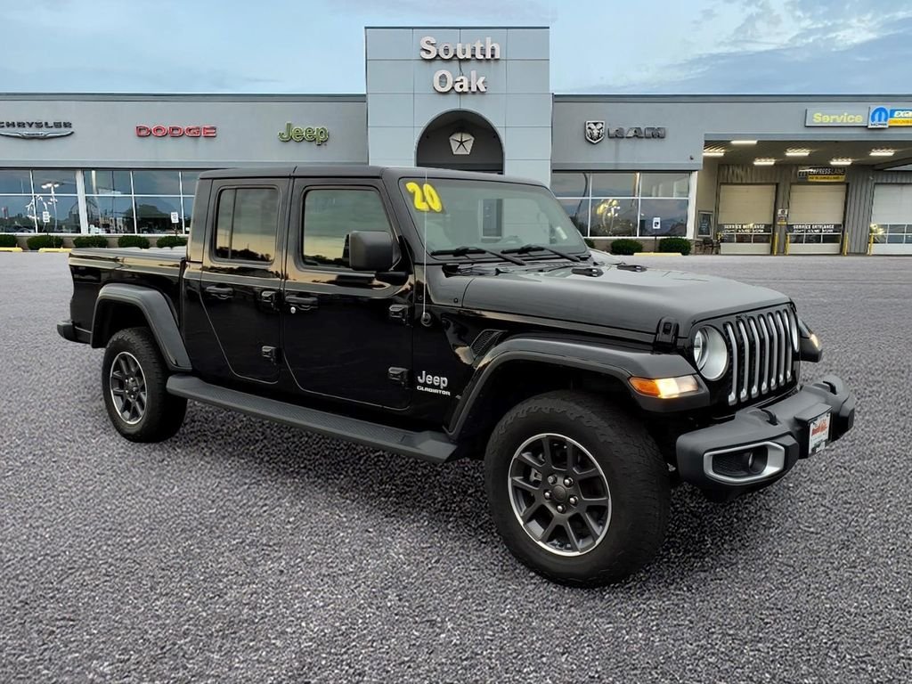 Certified Used 2020 Black Jeep Overland image 1