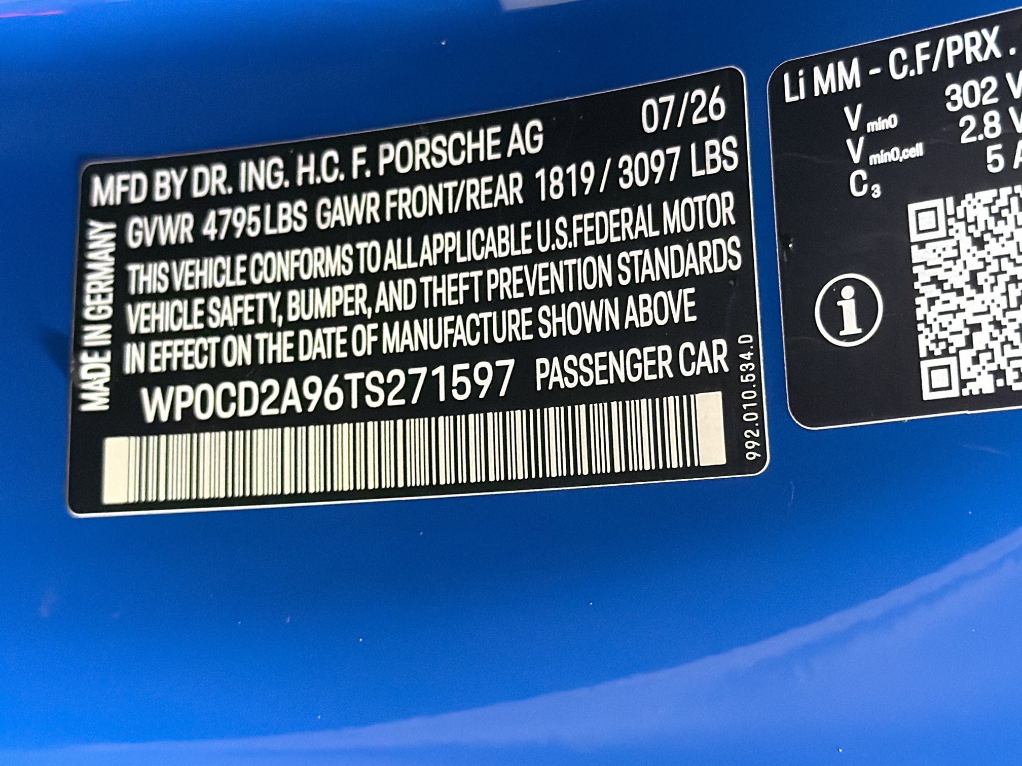 New 2026 Lugano Blue Porsche Turbo S image 38