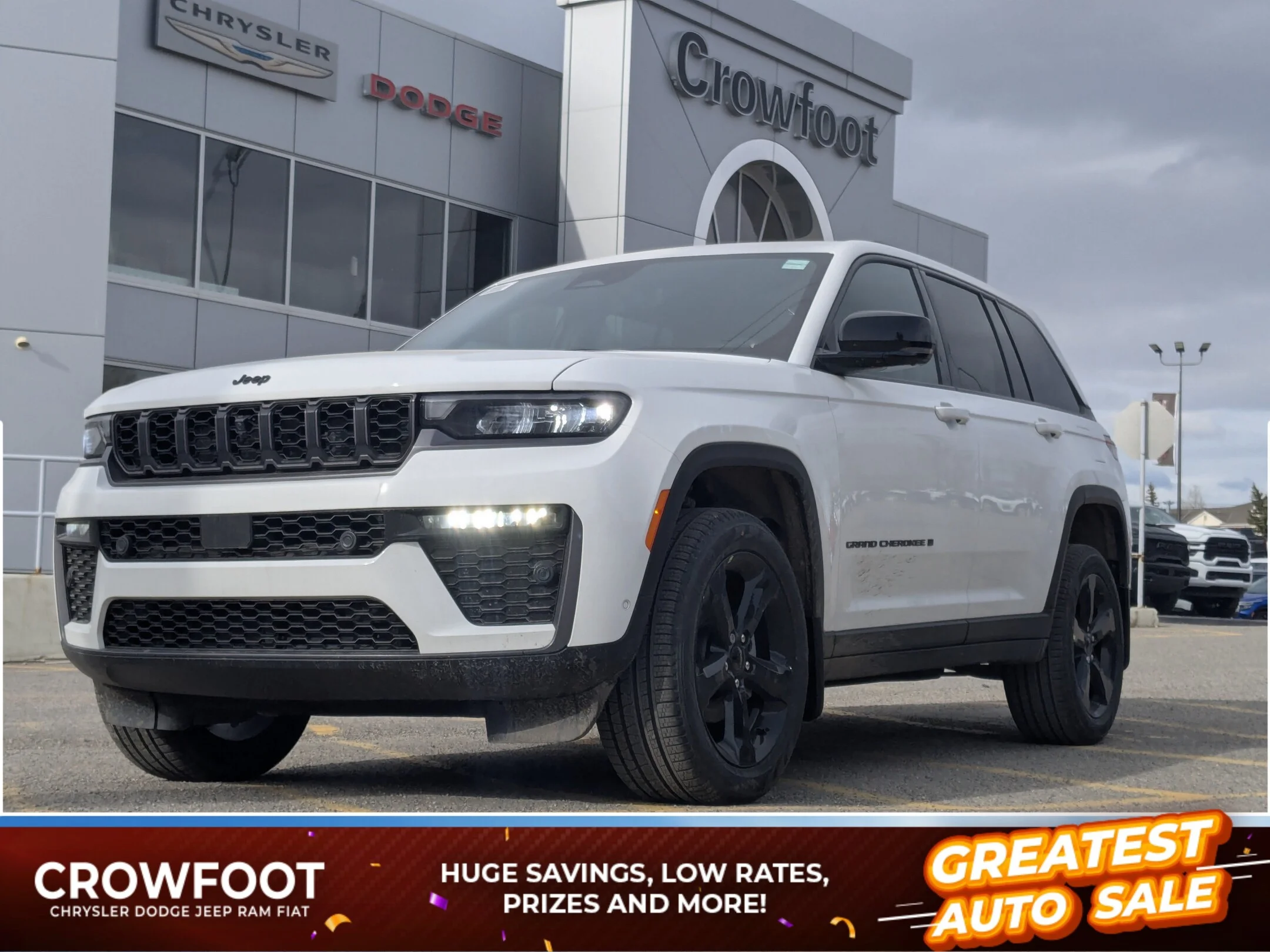 New 2026 White Jeep 85th Anniversary - - 4x4 - $12K Pref Pkg 2C7 - Pano Sunroof - 2nd Row Heated Seats & More! image 1
