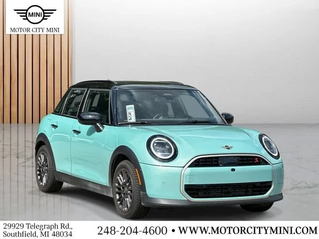 Certified Used 2026 Ocean Wave Green Metallic MINI Iconic image 1