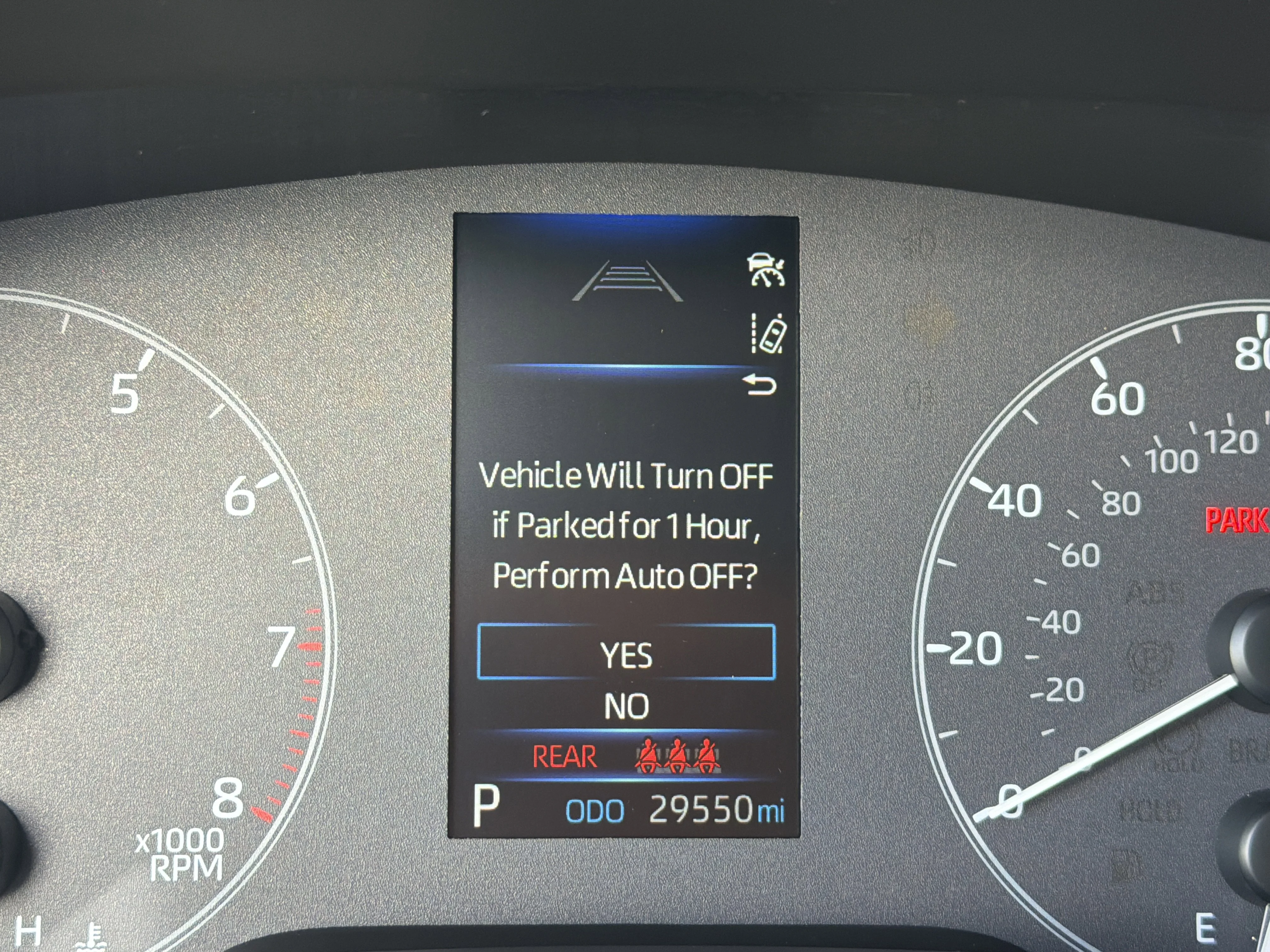 Used 2023 Barcelona Red Metallic Toyota LE image 28