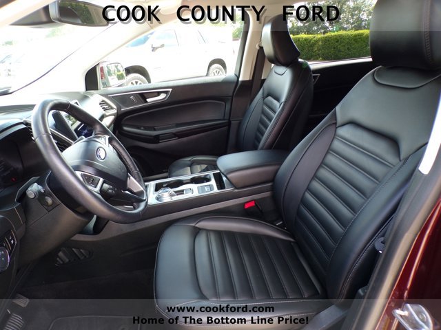 Used 2024 Burgundy Velvet Metallic Tinted Clearcoat Ford SEL image 3