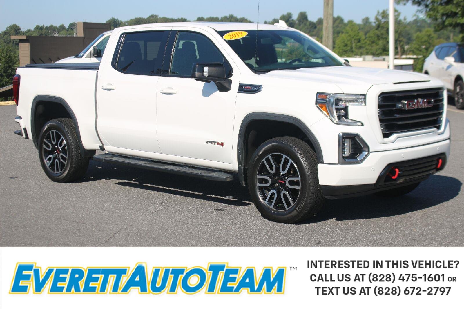 Used 2019 SUMMIT WHITE GMC AT4 image 1