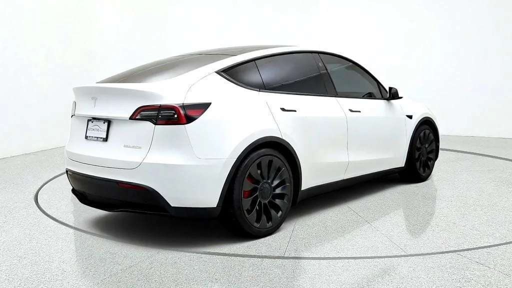 Used 2023 Pearl White Multi-Coat Tesla Performance AWD image 5