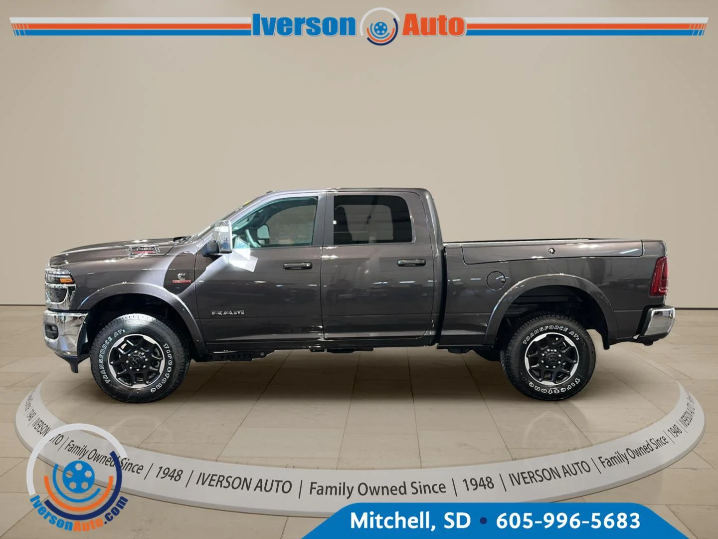 New 2027 Granite Crystal Metallic Clear-Coat Exterior Paint RAM Laramie image 4