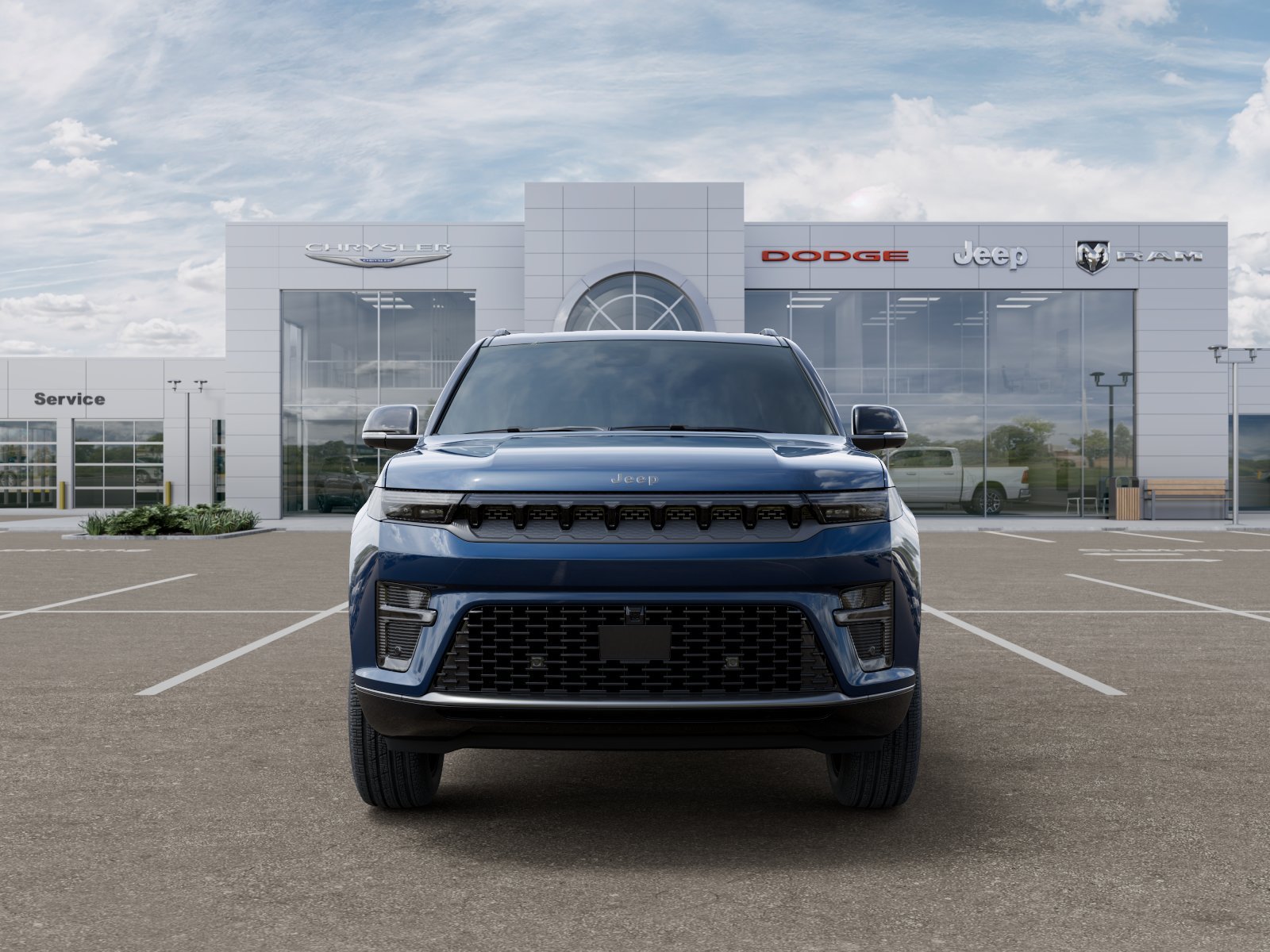 New 2026 Fathom Blue Pearlcoat Jeep Summit Obsidian image 30