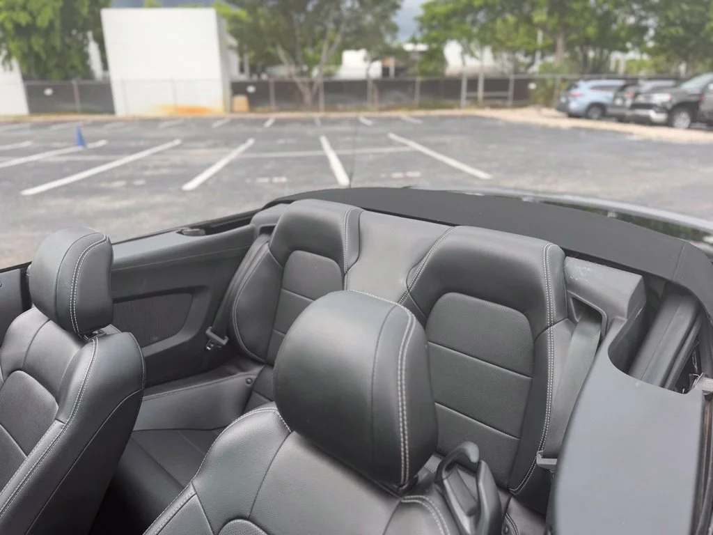 Used 2023 Black Ford EcoBoost Premium Convertible image 13