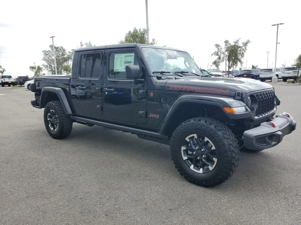 New 2026 Black Clear-Coat Exterior Paint Jeep Rubicon image 8
