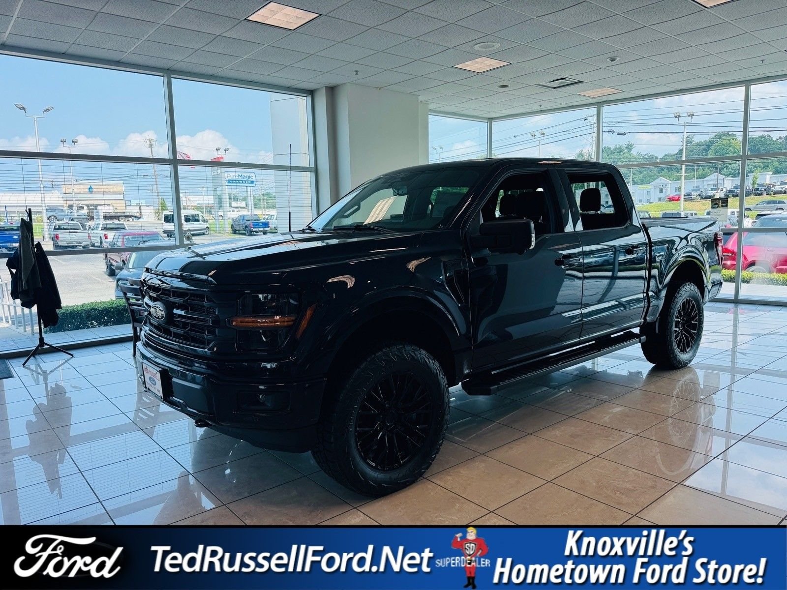 New 2026 Antimatter Blue Metallic Ford XLT image 1