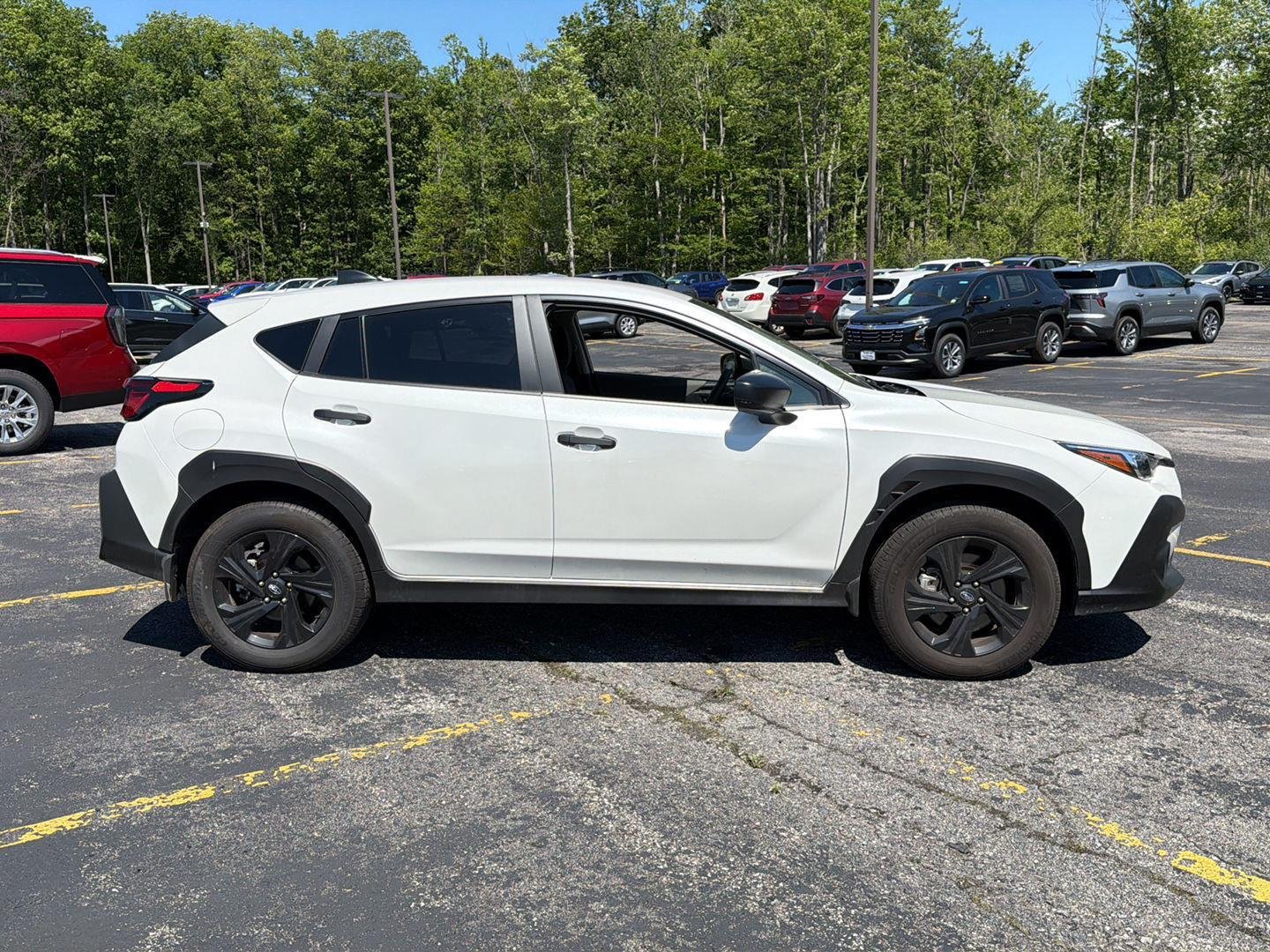 Used 2025 Crystal White Pearl Subaru Base image 7