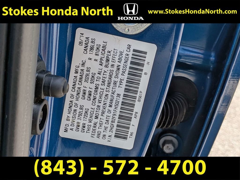 Used 2015  Honda EX-L image 8