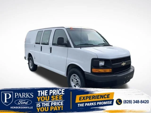Used 2011 White Chevrolet Work Van image 1