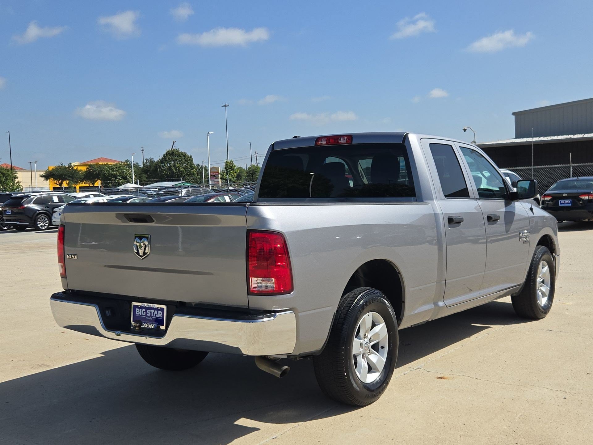 Used 2024 Billet Silver Metallic Clearcoat Ram SLT image 3