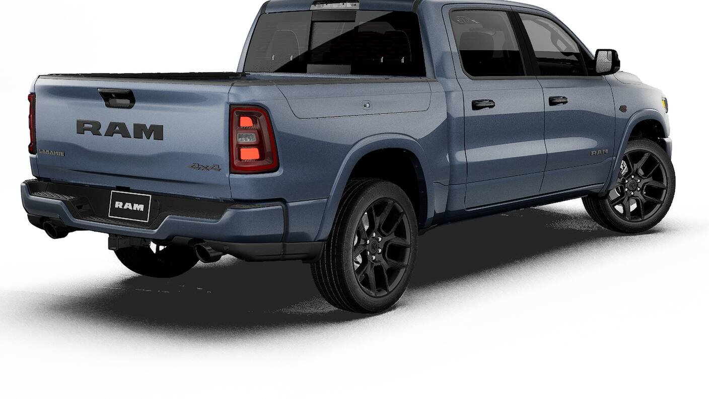 New 2027 Forged Blue Metallic Exterior Paint RAM LARAMIE image 2
