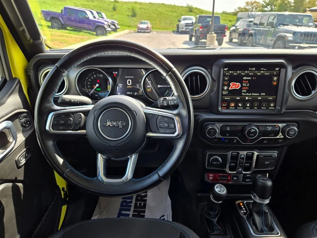 Used 2022 Yellow Jeep Unlimited Rubicon 4xe image 18
