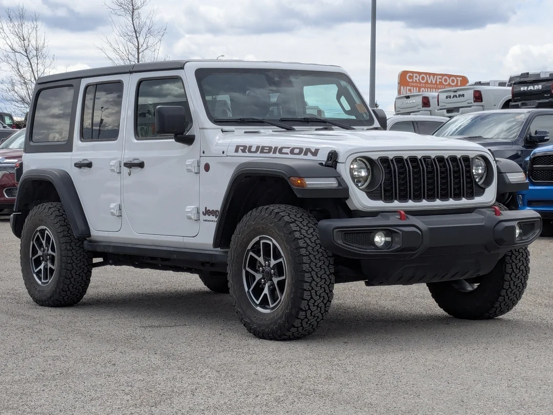 Certified Used 2024 White Jeep Rubicon - - Tech Grp - Safety Grp - Alpine Audio - Blind Spot & More! image 2