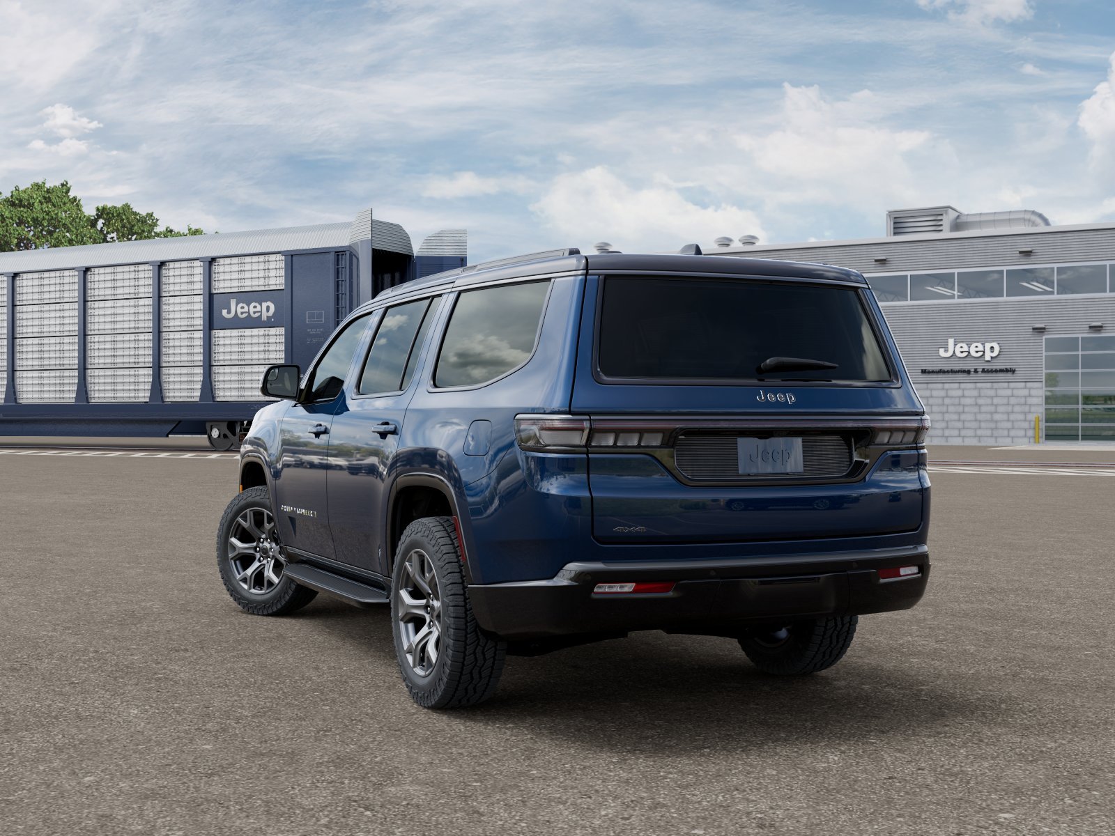 New 2026 Fathom Blue Pearl-Coat Exterior Paint (Late Availability) Jeep Grand Wagoneer image 3