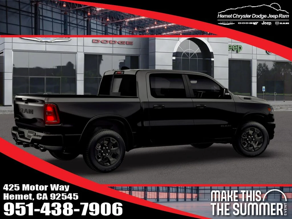 New 2026 Diamond Black Crystal Pearlcoat RAM Big Horn/Lone Star image 13