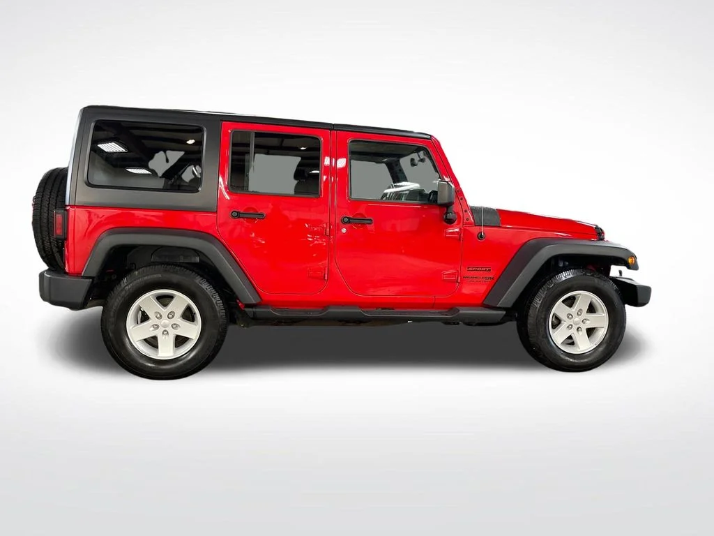 Used 2018 Red Jeep Unlimited Sport image 7