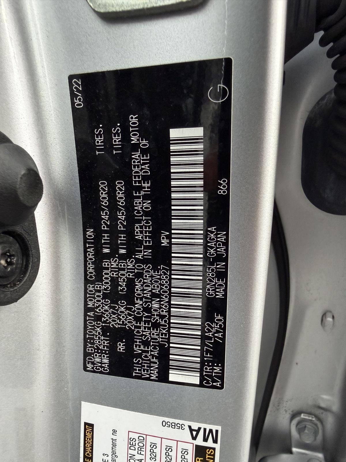 Used 2022 Classic Silver Metallic Toyota Limited image 41