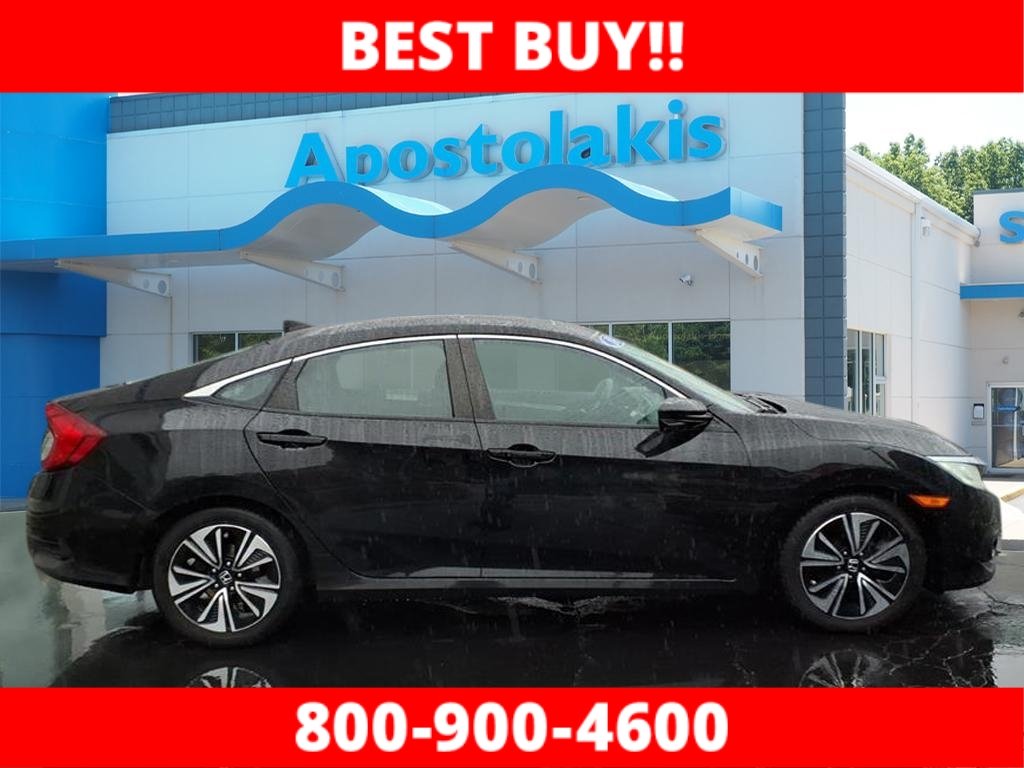 Used 2018 Honda Civic EX-T with VIN 19XFC1F37JE000160 for sale in Cortland, OH