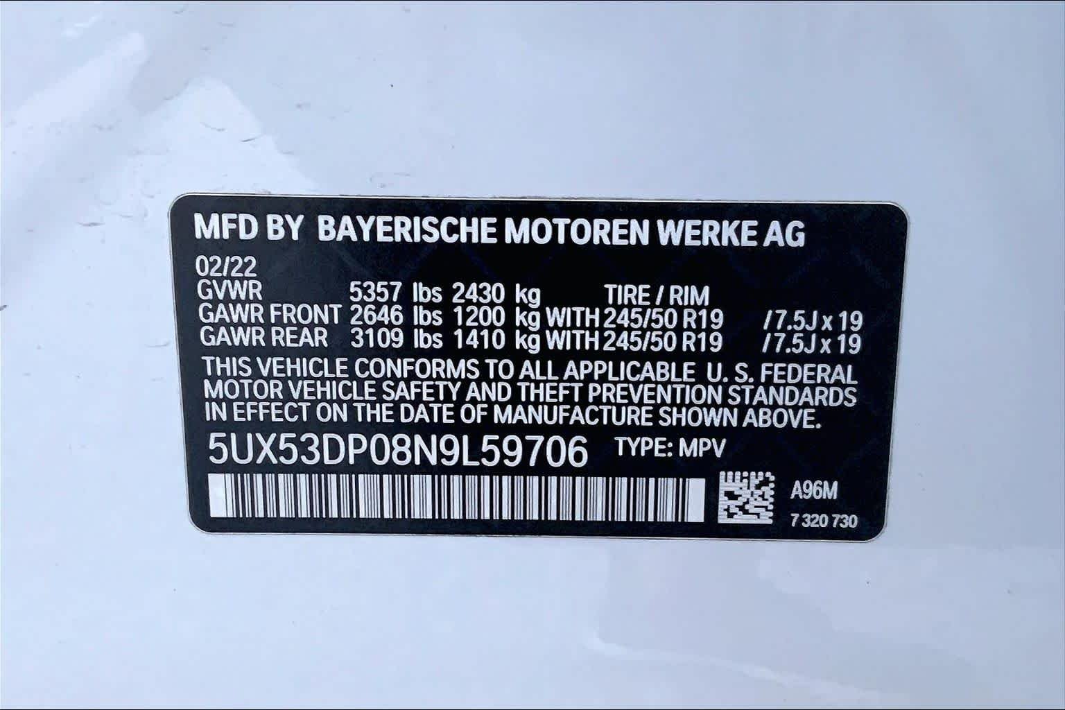 Used 2022 Alpine White BMW xDrive30i image 31