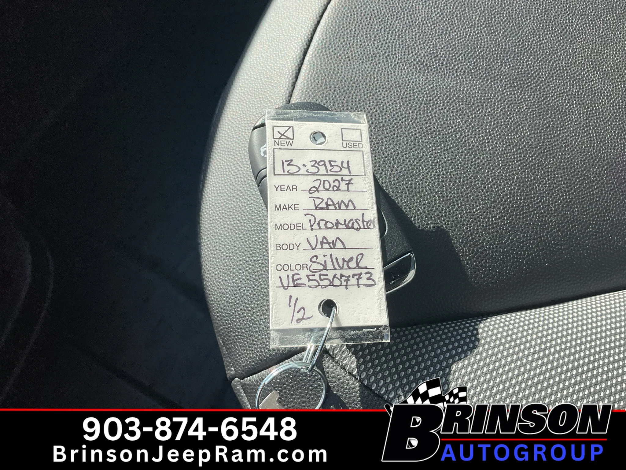 New 2027 Bright Silver Metallic Clearcoat Ram Tradesman image 17