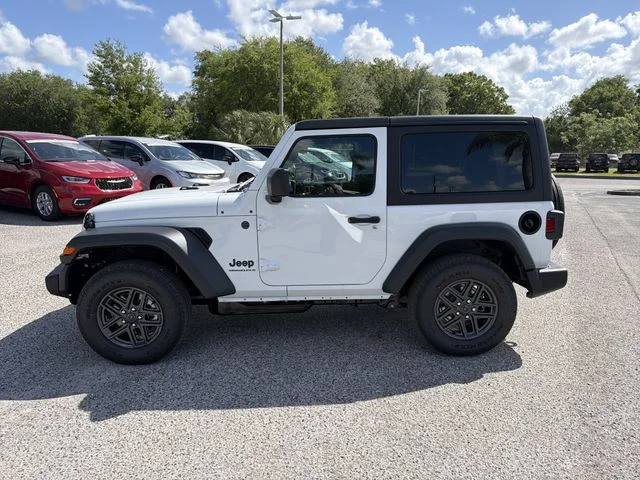 New 2026 Bright White Clear-Coat Exterior Paint Jeep Sport S image 7