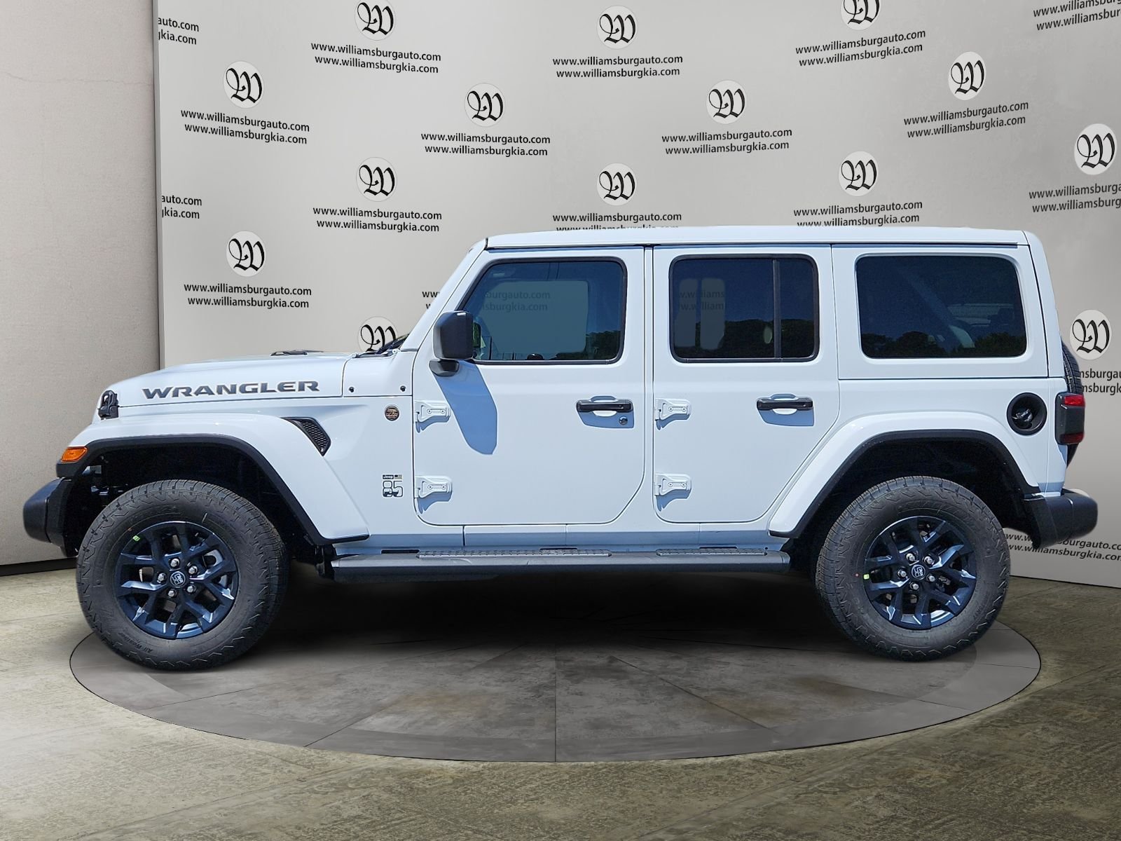 New 2026 Bright White Clear-Coat Exterior Paint Jeep 85th Anniversary Edition image 2