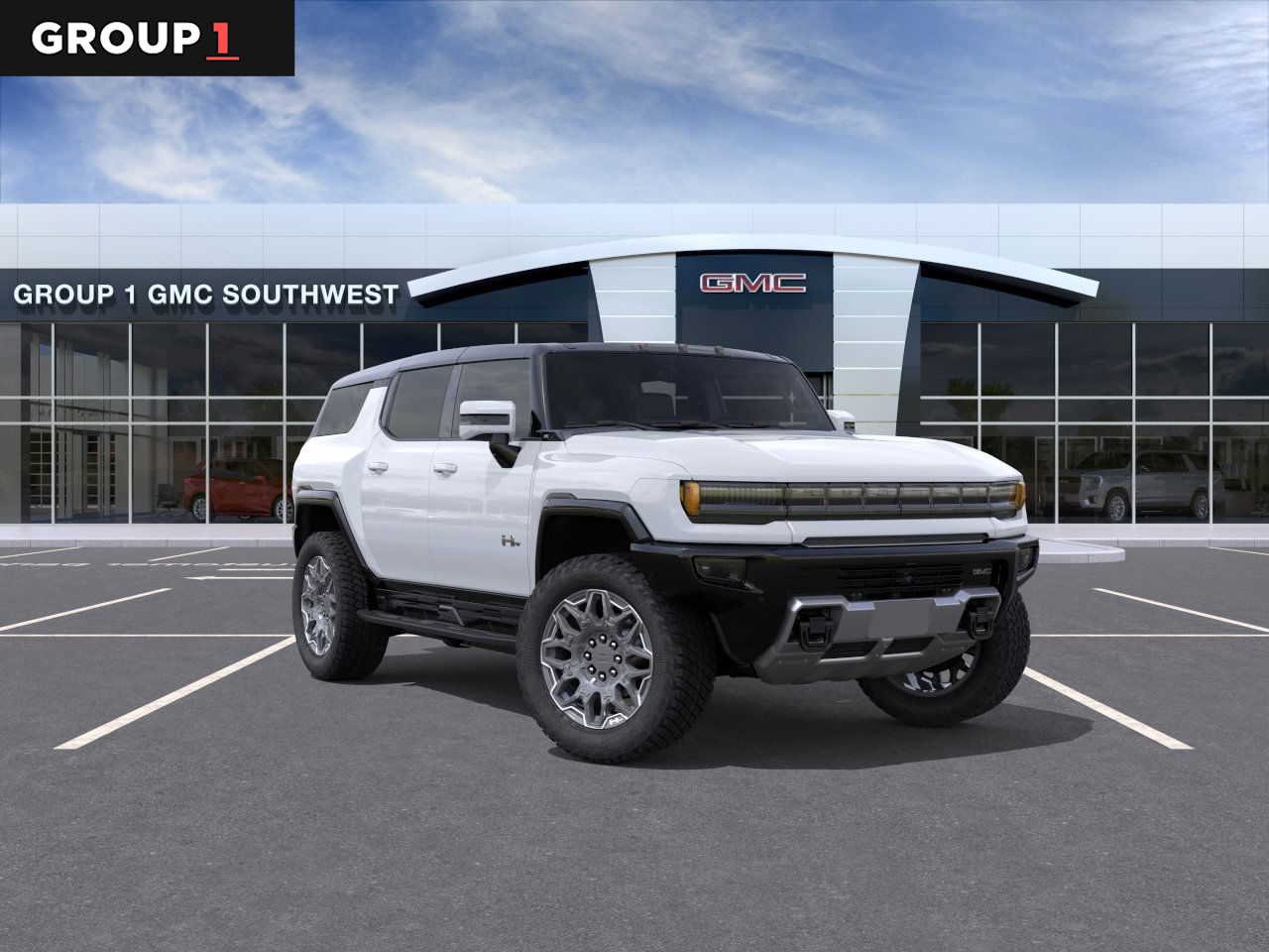 New 2025 Interstellar White GMC 3X image 1
