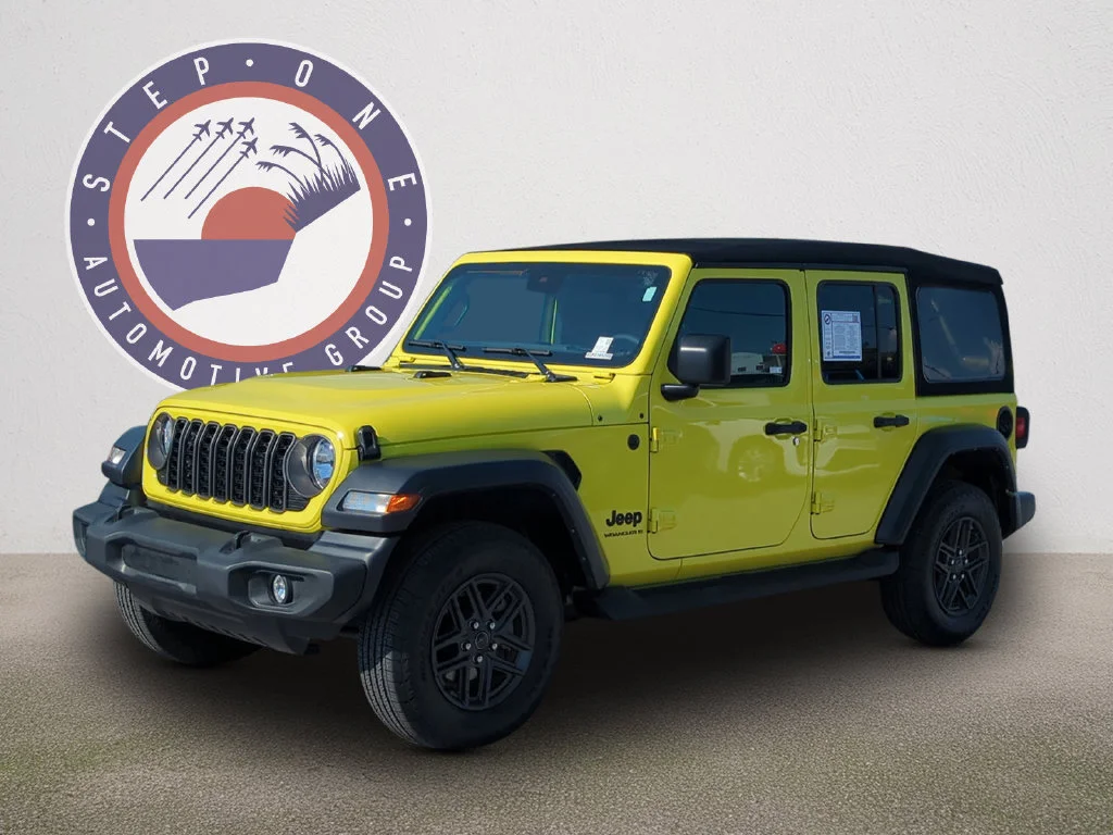 Used 2024 Yellow Jeep Sport S image 2
