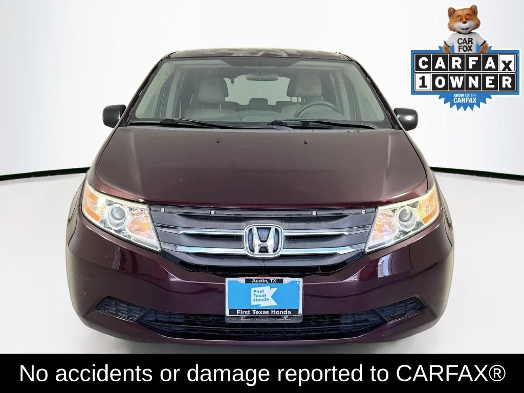 Used 2013 Dark Cherry Pearl Honda EX image 2