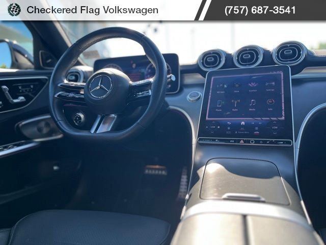 Used 2024 Obsidian Black Metallic Mercedes-Benz C 300 4MATIC® image 32