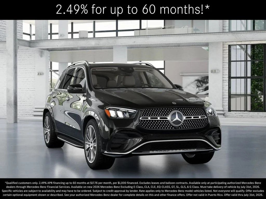New 2026 Obsidian Black Metallic Mercedes-Benz GLE 450 image 9