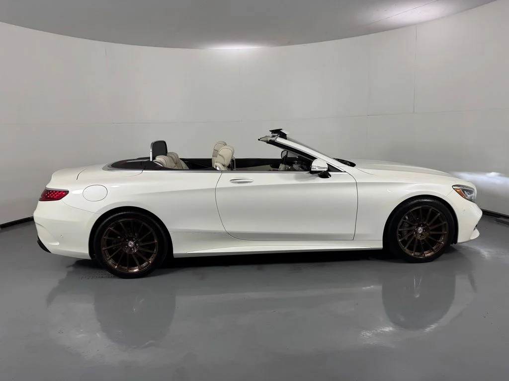 Used 2019 designo Diamond White Metallic Mercedes-Benz S 560 image 9