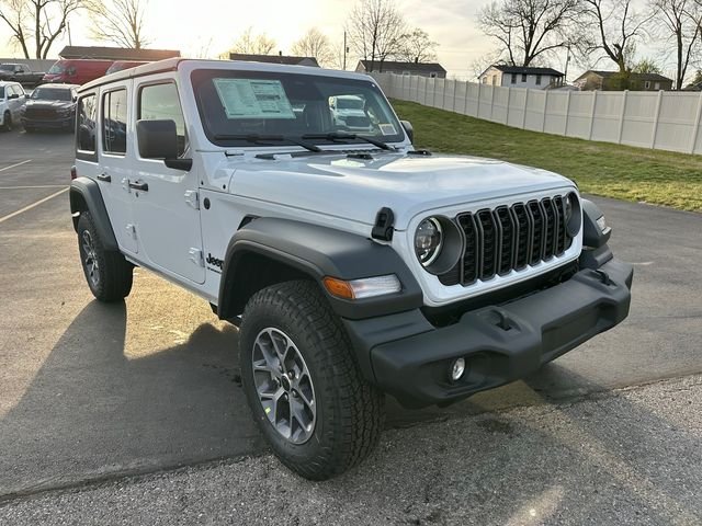 New 2026 Bright White Clear-Coat Exterior Paint Jeep Sport S image 4