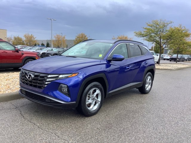 Certified Used 2022 Intense Blue Hyundai SEL image 2