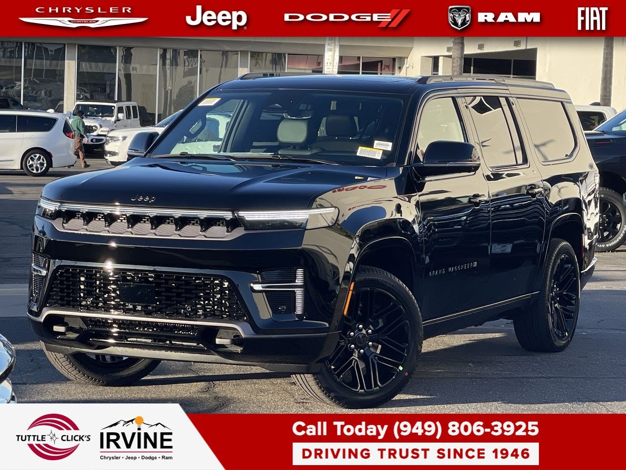 New 2026 High Gloss Black Exterior Paint Jeep Limited Reserve image 1