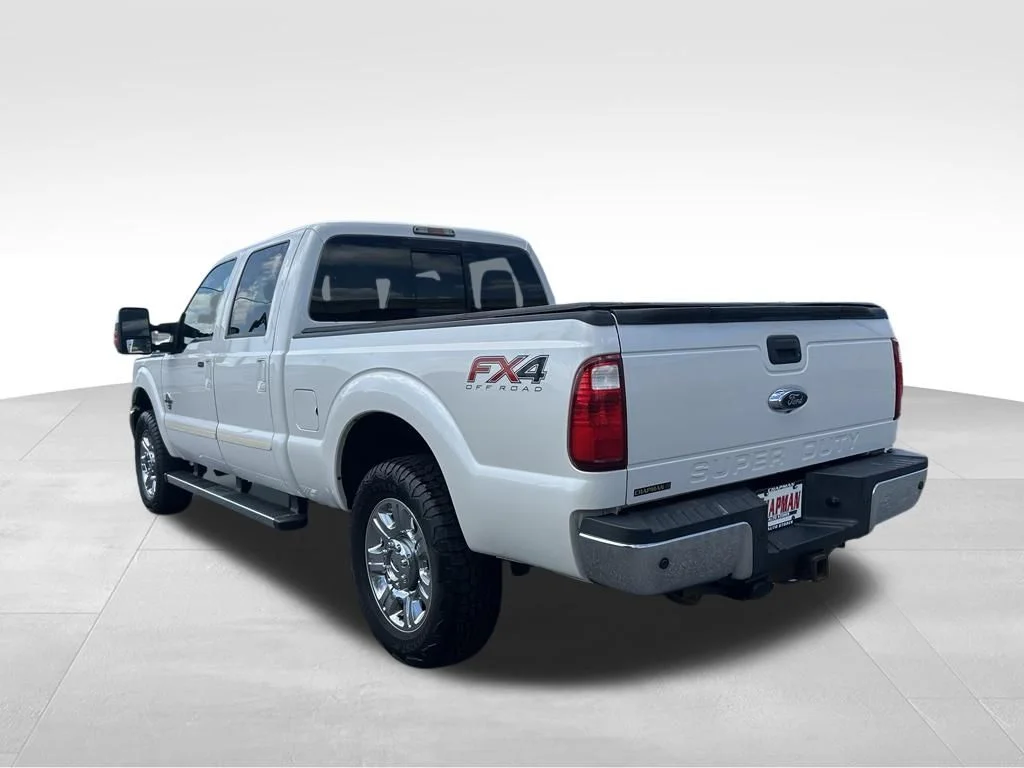 Used 2016 White Platinum Clearcoat Metallic Ford Lariat image 4