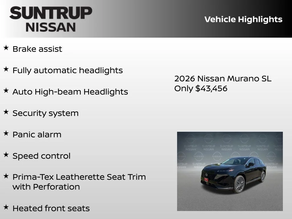 New 2026 Black Nissan SL image 30