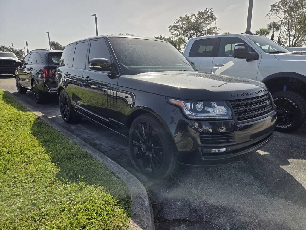 Used 2015 Santorini Black Metallic Land Rover Supercharged image 2