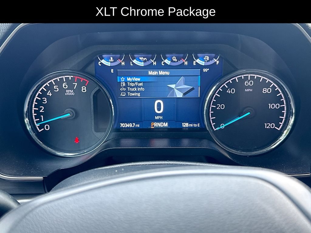 Used 2022 Blue Metallic Ford XLT image 3