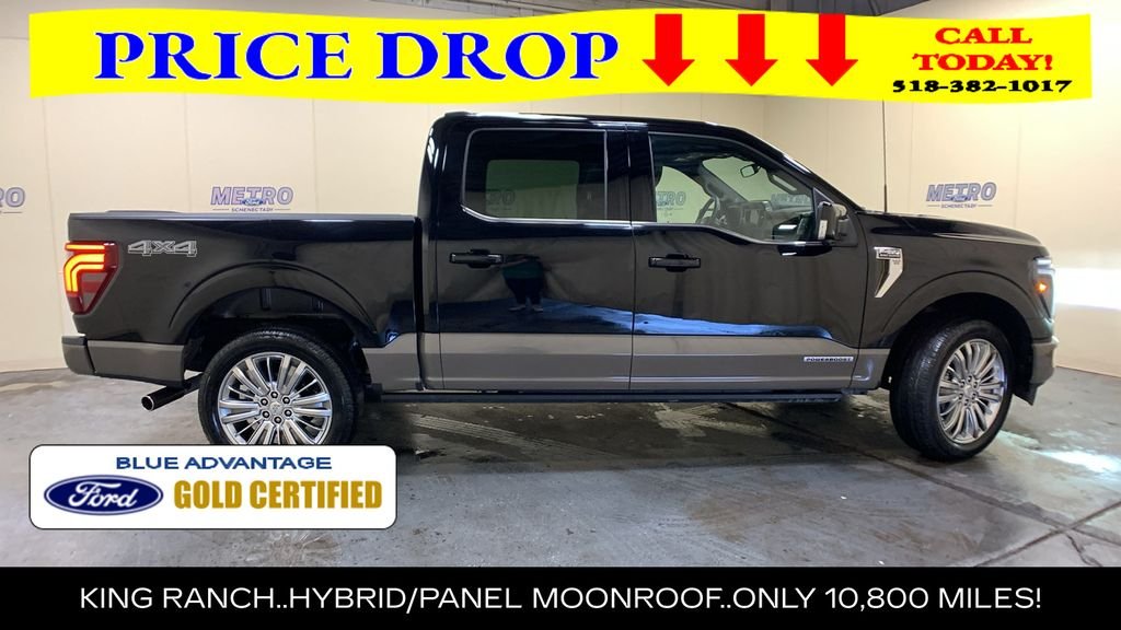 Certified Used 2025 Black Metallic Ford King Ranch image 2