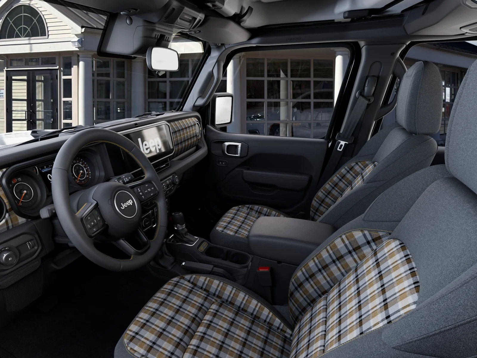 New 2026 Black Clear-Coat Exterior Paint Jeep 4-Door 85th Anniversary Edition image 48