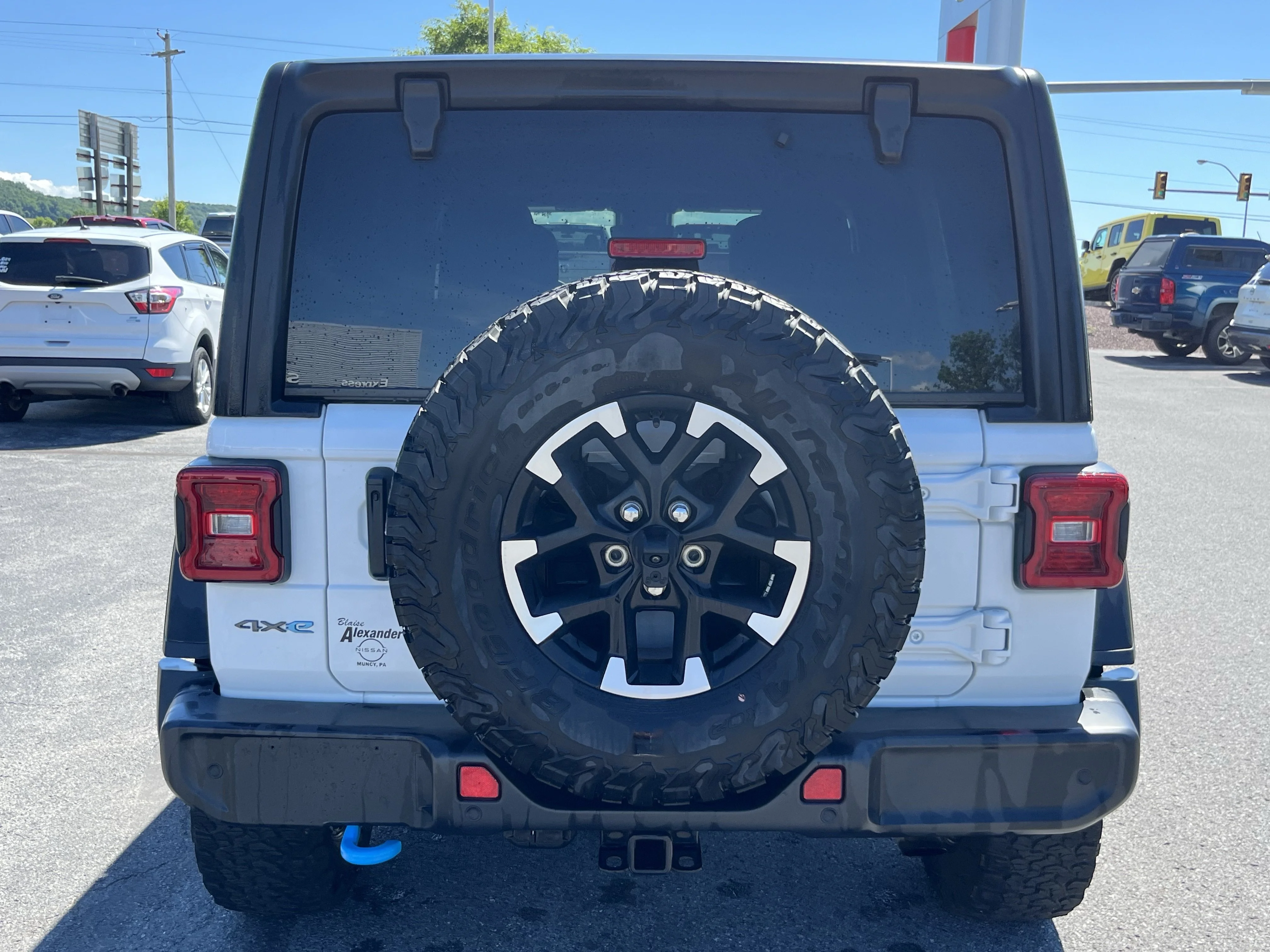 Used 2024 Bright White Clearcoat Jeep Rubicon 4xe image 6