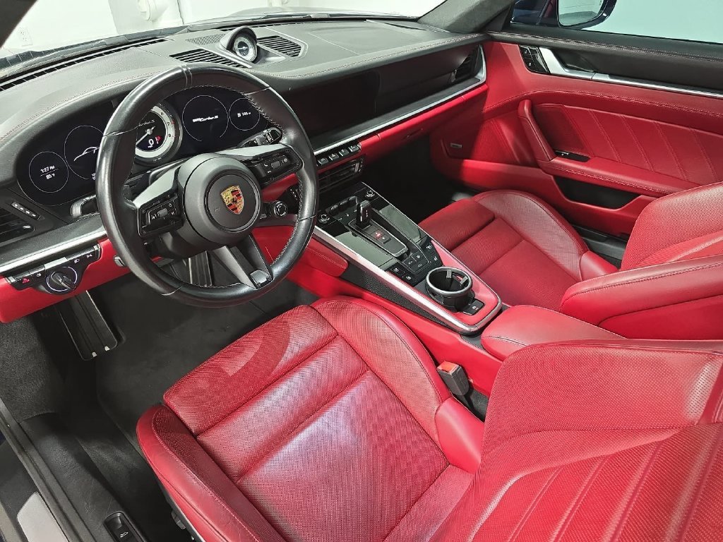 Certified Used 2021 Blue Porsche Turbo S image 4