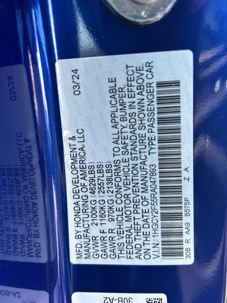 Used 2024 Blue Honda Sport image 41