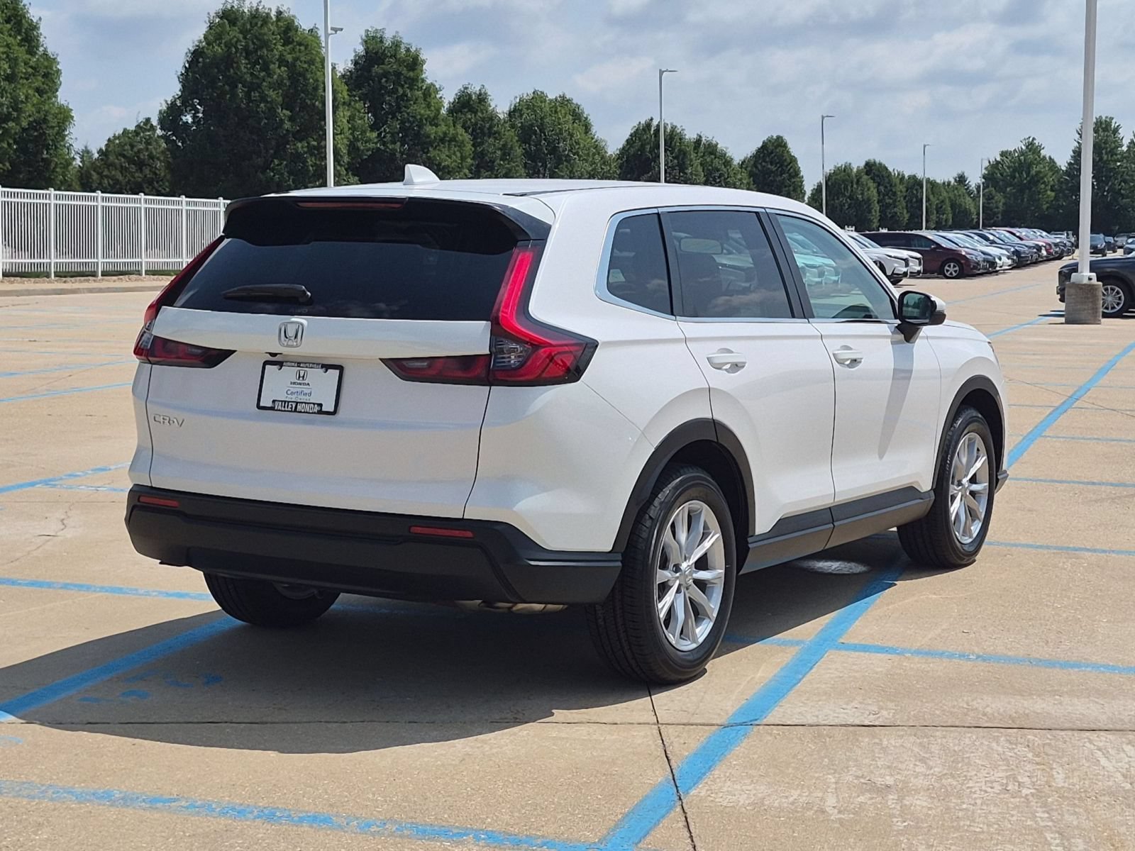 Certified Used 2024 Platinum White Pearl Honda EX AWD image 7