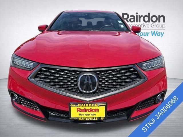 Used 2018 San Marino Red Acura 3.5L V6 image 2